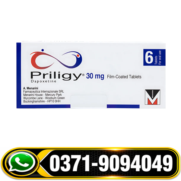 Priligy Dapoxetine 30mg Tablets – Original Premature Ejaculation Treatment for Men