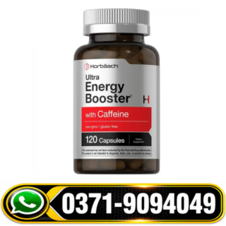 Horbaach Ultra Energy Booster Supplement | 120 Quick-Release Capsules