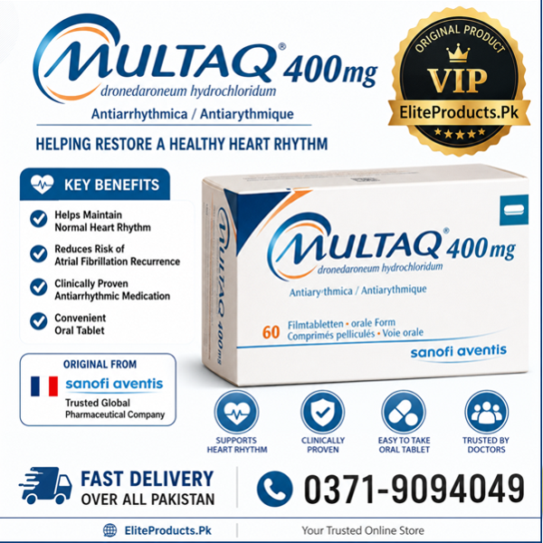 Dronedarone 400 mg Tablets Side Effects, Dronedarone 400 mg Tablets How to Use, Dronedarone 400 mg Tablets in Faisalabad, Dronedarone 400 mg Tablets in Lahore, Dronedarone 400 mg Tablets Pills in Urdu, Dronedarone 400 mg Tablets Price in Multan, Dronedarone 400 mg Tablets in Pakistan, Dronedarone 400 mg Tablets Price in Rawalpindi,