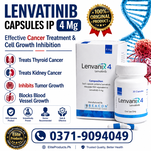Lenvatinib IP 4 mg Capsules in Pakistan