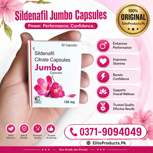 Jumbo Sildenafil Citrate Capsules in Pakistan