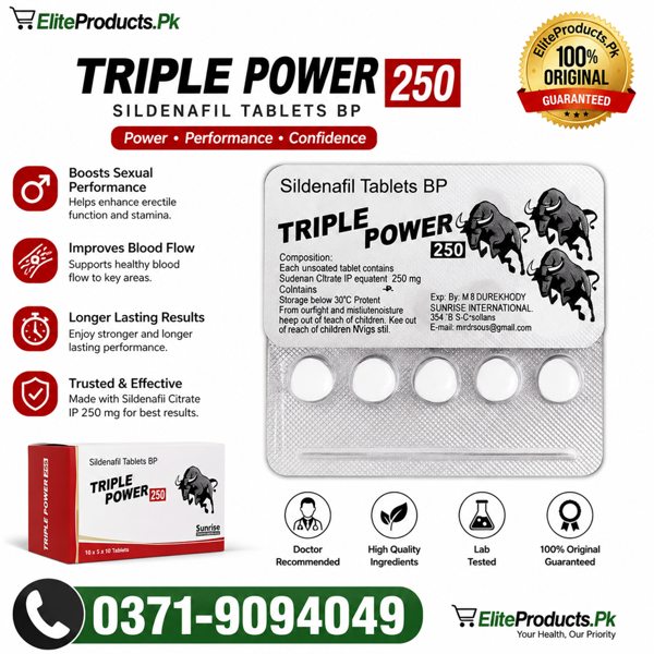 Triple Power 250mg Tablets | Usage & Benefits
