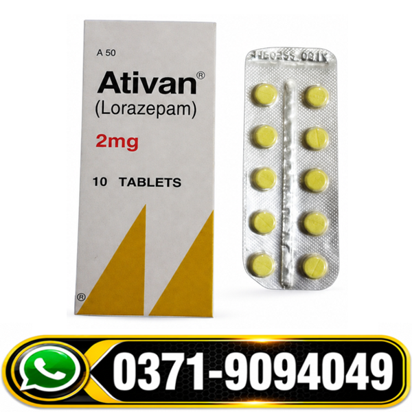 Ativan Lorazepam 2mg Tablets | Anxiety & Insomnia Medication