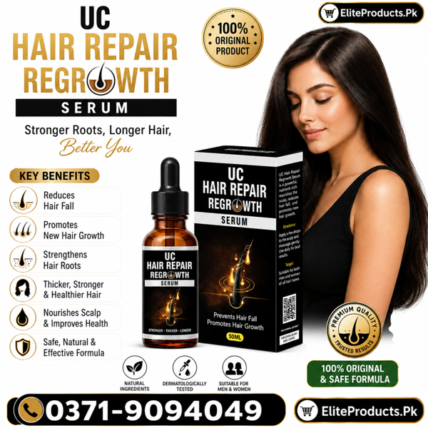 UC Hair Repair Regrowth Serum Price, UC Hair Repair Regrowth Serum in Side Effects, UC Hair Repair Regrowth Serum in Urdu, UC Hair Repair Regrowth Serum How to Use, UC Hair Repair Regrowth Serum in Benefits, UC Hair Repair Regrowth Serum in Lahore, UC Hair Repair Regrowth Serum in Karachi, UC Hair Repair Regrowth Serum in Rawalpindi, UC Hair Repair Regrowth Serum in Peshawar, UC Hair Repair Regrowth Serum in Quetta, UC Hair Repair Regrowth Serum in Faisalabad,