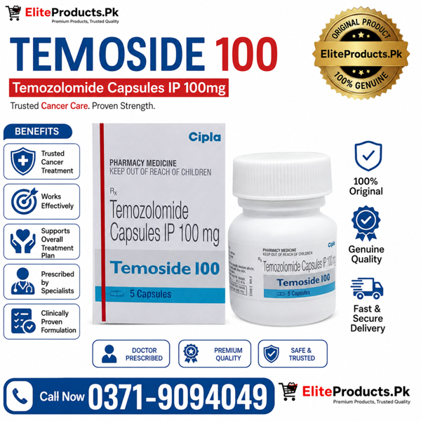 Healmid Temozolomide 100mg Capsules Price in Pakistan | Original Anti-Cancer Medicine