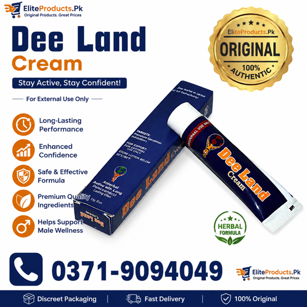 Dee Land Delay Cream, Imported Delay Cream in Pakistan, Herbal Timing Cream, Dee Land Delay Cream Price in Pakistan, Dee Land Delay Cream Price in Islamabad, Dee Land Delay Cream Price in Lahore, Dee Land Delay Cream Price in Karachi,