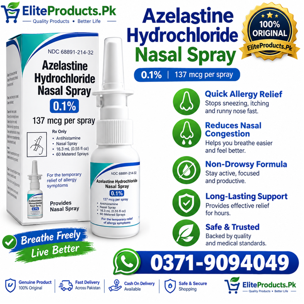 Azelastine Nasal Spray Side Effects, Azelastine Nasal Spray Faisalabad, Azelastine Nasal Spray in Lahore, Azelastine Nasal Spray in Urdu, Azelastine Nasal Spray Price in Pakistan, Azelastine Nasal Spray Price in Rawalpindi, Azelastine Nasal Spray Price in Karachi,